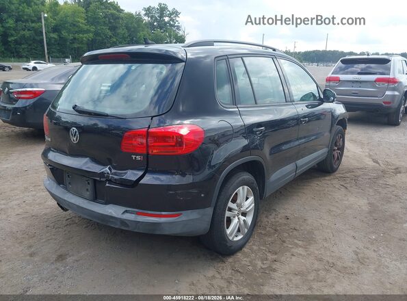 WVGAV7AX5HK014353 2017 VOLKSWAGEN TIGUAN Black უკანა მარჯვენა
