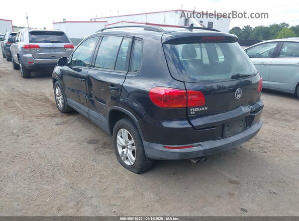 WVGAV7AX5HK014353 2017 VOLKSWAGEN TIGUAN Black უკანა მარცხენა