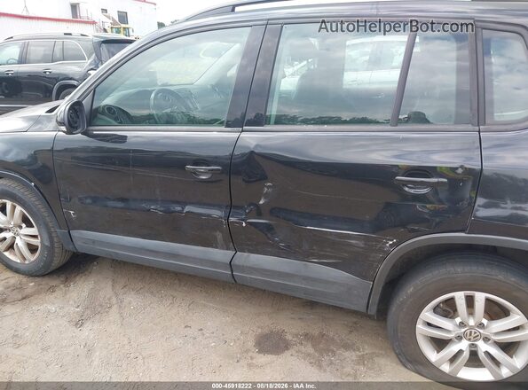 WVGAV7AX5HK014353 2017 VOLKSWAGEN TIGUAN Black წინა ხედი