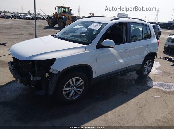 WVGAV7AX5HK026213 2017 VOLKSWAGEN TIGUAN White წინა მარცხენა ხედი სამი მეოთხედიდან