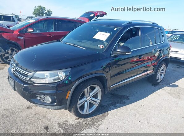 WVGAV7AX6GW519227 2016 VOLKSWAGEN TIGUAN Black Front left