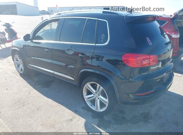 WVGAV7AX6GW519227 2016 VOLKSWAGEN TIGUAN Black Rear left