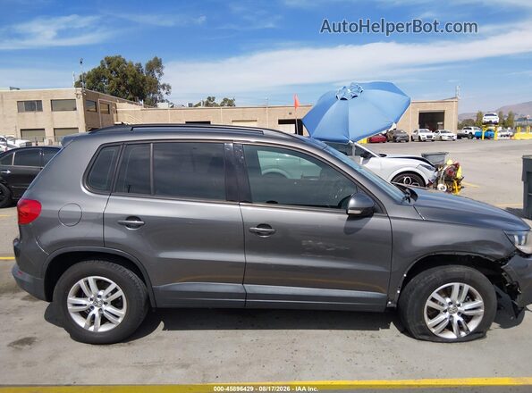 WVGAV7AX6GW585017 2016 VOLKSWAGEN TIGUAN Gray Widok wnętrza z tyłu