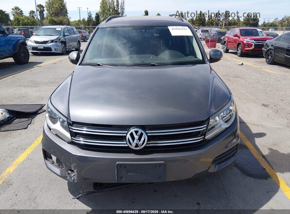 WVGAV7AX6GW585017 2016 VOLKSWAGEN TIGUAN Gray Widok zestawu wskaźników