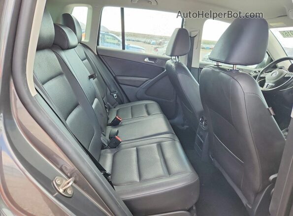 WVGAV7AX6GW593649 2016 VOLKSWAGEN TIGUAN Серый Вид задних сидений