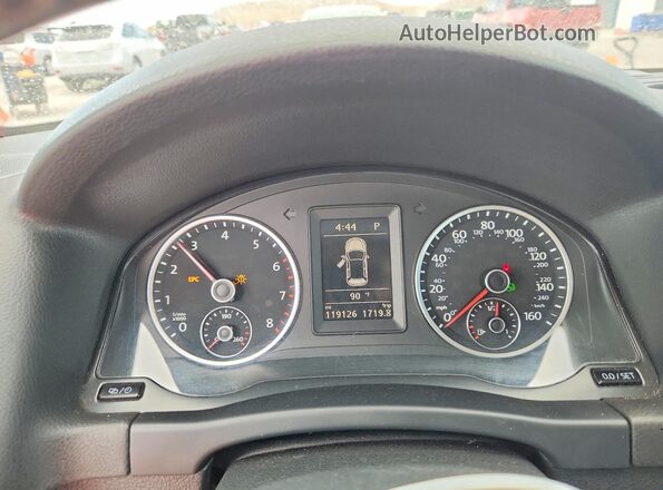 WVGAV7AX6GW593649 2016 VOLKSWAGEN TIGUAN Серый Вид щитка приборов