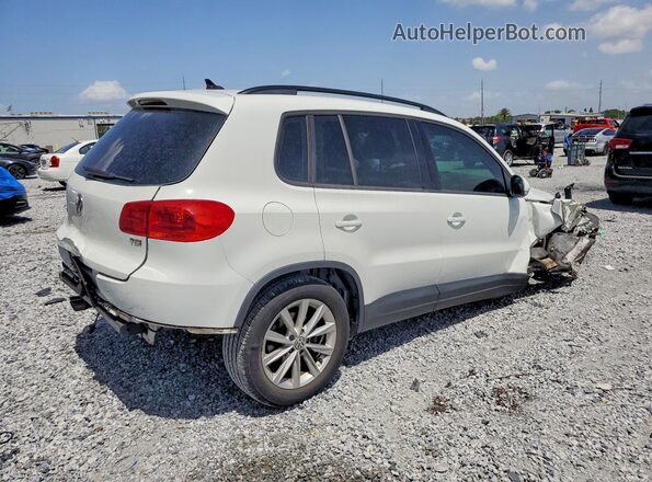 WVGAV7AX6HK042498 2017 VOLKSWAGEN TIGUAN Белый Задняя правая четверть