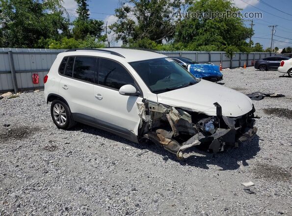 WVGAV7AX6HK042498 2017 VOLKSWAGEN TIGUAN Белый Передняя правая четверть