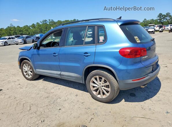 WVGAV7AX6HK042629 2017 VOLKSWAGEN TIGUAN Blue Tył lewy
