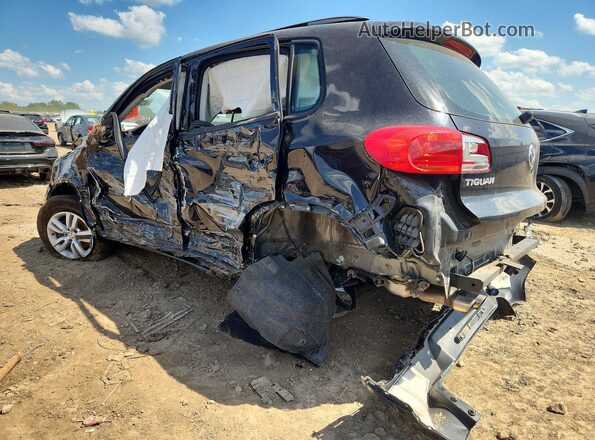 WVGAV7AX7GW534609 2016 VOLKSWAGEN TIGUAN Black Задня ліва чверть