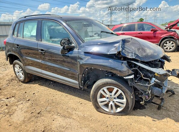 WVGAV7AX7GW534609 2016 VOLKSWAGEN TIGUAN Black Передня права чверть
