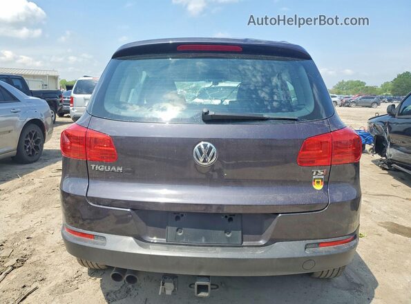 WVGAV7AX7GW553001 2016 VOLKSWAGEN TIGUAN Черный Вид сзади