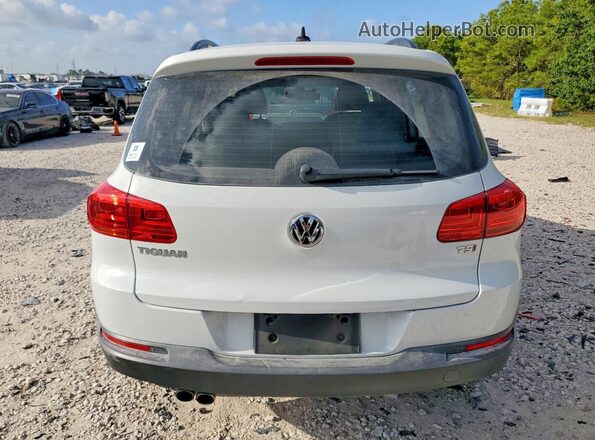 WVGAV7AX7HK026830 2017 VOLKSWAGEN TIGUAN White Вид ззаду