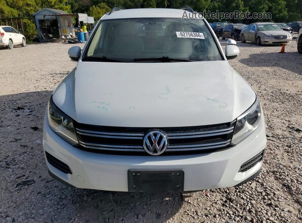 WVGAV7AX7HK026830 2017 VOLKSWAGEN TIGUAN White Вид спереду