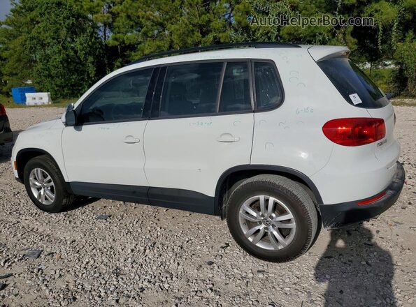 WVGAV7AX7HK026830 2017 VOLKSWAGEN TIGUAN White Задня ліва чверть