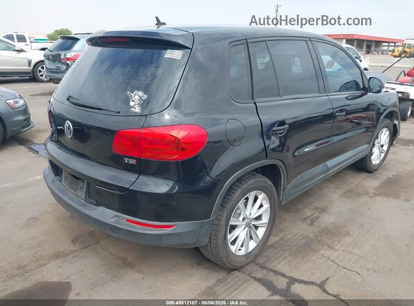 WVGAV7AX7JK004901 2018 VOLKSWAGEN TIGUAN Black უკანა მარჯვენა