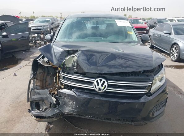 WVGAV7AX7JK004901 2018 VOLKSWAGEN TIGUAN Black უკანა სალონის ხედი