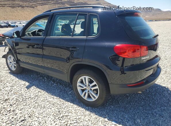 WVGAV7AX8GW519116 2016 VOLKSWAGEN TIGUAN Черный Задняя левая четверть