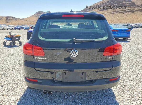 WVGAV7AX8GW519116 2016 VOLKSWAGEN TIGUAN Черный Вид сзади