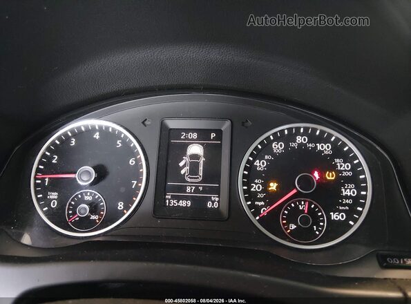 WVGAV7AX8GW588193 2016 VOLKSWAGEN TIGUAN Blue უკანა სავარძლების ხედი