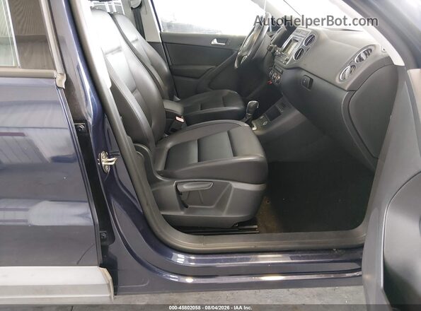 WVGAV7AX8GW588193 2016 VOLKSWAGEN TIGUAN Blue წინა სალონის ხედი