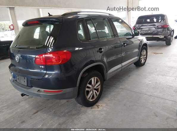 WVGAV7AX8GW588193 2016 VOLKSWAGEN TIGUAN Blue უკანა მარჯვენა