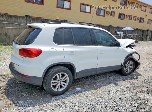 WVGAV7AX9HK012508 2017 VOLKSWAGEN TIGUAN White Задня права чверть