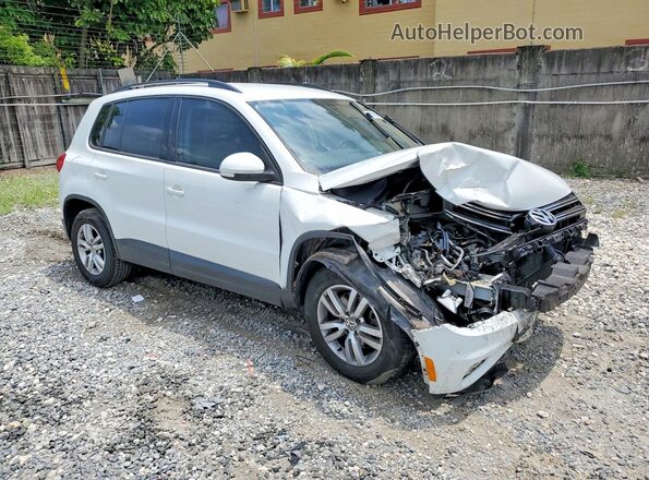 WVGAV7AX9HK012508 2017 VOLKSWAGEN TIGUAN White Передня права чверть
