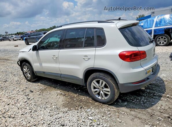 WVGAV7AX9HK012508 2017 VOLKSWAGEN TIGUAN White Задня ліва чверть