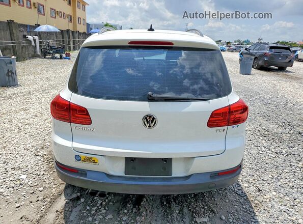 WVGAV7AX9HK012508 2017 VOLKSWAGEN TIGUAN White Вид ззаду