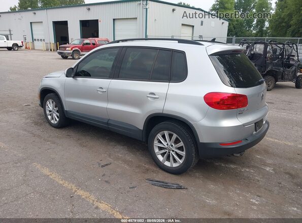 WVGAV7AX9HK042768 2017 VOLKSWAGEN TIGUAN Silver Trasero izquierdo