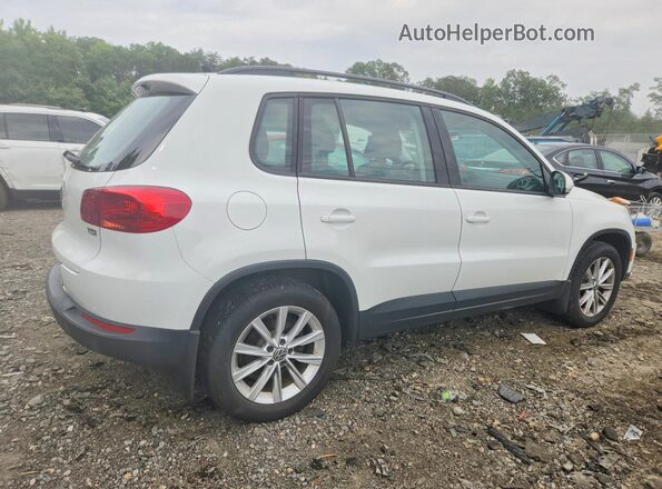 WVGAV7AX9JK003586 2018 VOLKSWAGEN TIGUAN White Rear right
