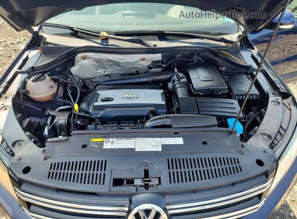 WVGBV7AX3GW577882 2016 VOLKSWAGEN TIGUAN Blue Engine compartment view