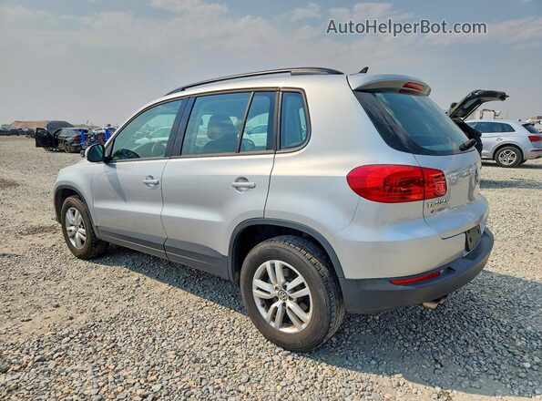 WVGBV7AX7HW501616 2017 VOLKSWAGEN TIGUAN Silver Tył lewy