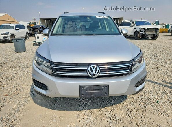 WVGBV7AX7HW501616 2017 VOLKSWAGEN TIGUAN Silver Widok z przodu