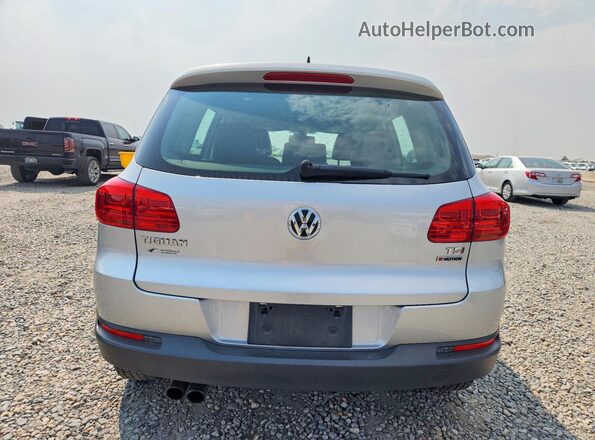 WVGBV7AX7HW501616 2017 VOLKSWAGEN TIGUAN Silver Widok z tyłu