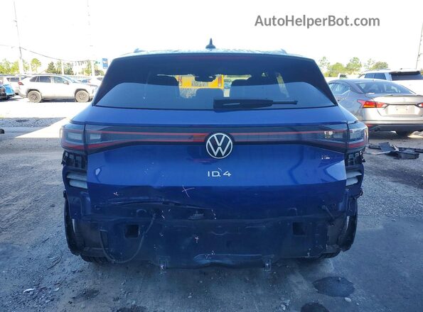WVGDMPE24MP013190 2021 VOLKSWAGEN ID.4 Blue Widok z tyłu