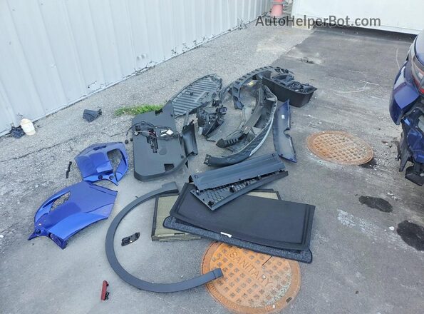 WVGDMPE24MP013190 2021 VOLKSWAGEN ID.4 Blue Widok naklejki z numerem VIN