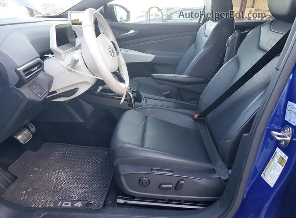 WVGDMPE24MP013190 2021 VOLKSWAGEN ID.4 Blue Widok wnętrza z przodu