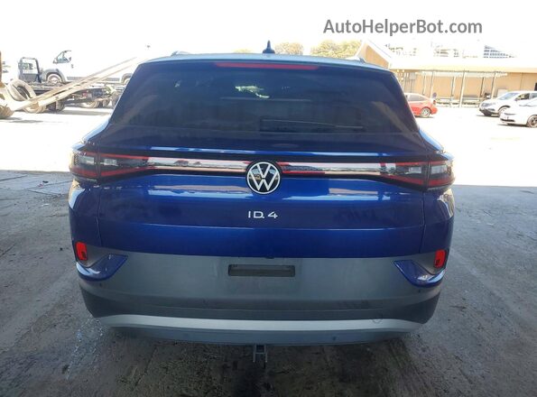 WVGDMPE25MP022724 2021 VOLKSWAGEN ID.4 Blue უკანა ხედი