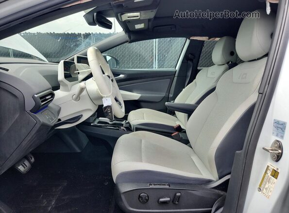 WVGDMPE29MP019082 2021 VOLKSWAGEN ID.4 White წინა სალონის ხედი