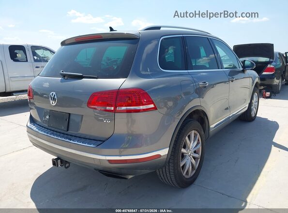 WVGEF9BP0GD012893 2016 VOLKSWAGEN TOUAREG Gray Tył prawy