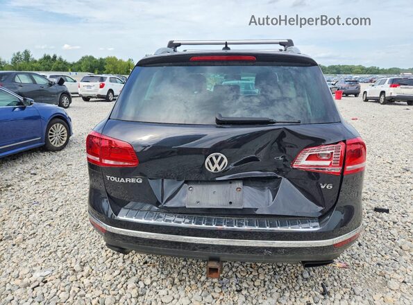 WVGEF9BP2GD001412 2016 VOLKSWAGEN TOUAREG Черный Вид сзади