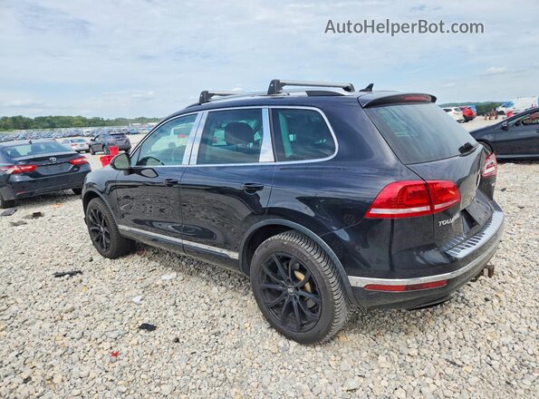 WVGEF9BP2GD001412 2016 VOLKSWAGEN TOUAREG Черный Задняя левая четверть