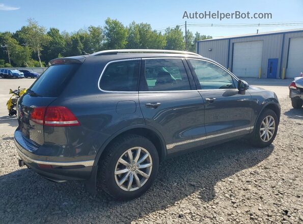 WVGEF9BP7GD009182 2016 VOLKSWAGEN TOUAREG Серый Вид сзади