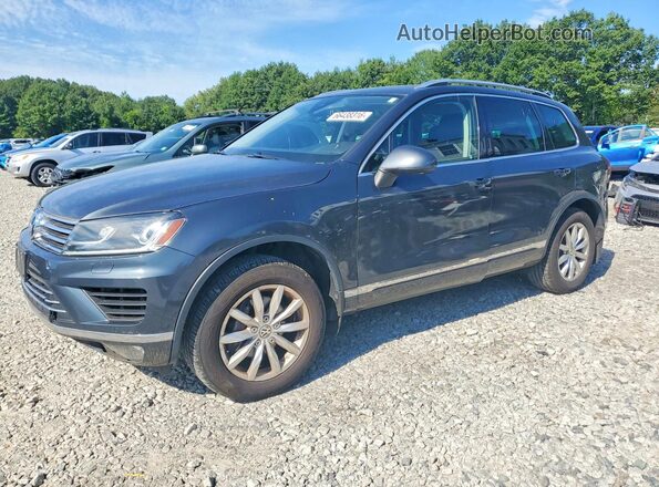 WVGEF9BP7GD009182 2016 VOLKSWAGEN TOUAREG Серый Задняя левая четверть