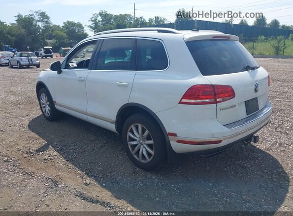WVGEF9BP8GD009644 2016 VOLKSWAGEN TOUAREG Белый Задняя левая четверть