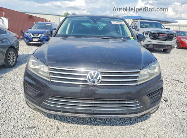 WVGGF7BPXHD003391 2017 VOLKSWAGEN TOUAREG Black Դիմացի տեսք