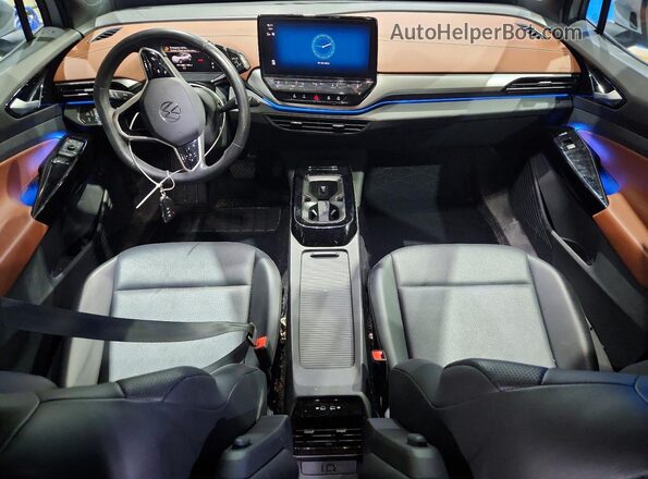 WVGGNPE22MP065833 2021 VOLKSWAGEN ID.4 Gray წინა პანელის ხედი