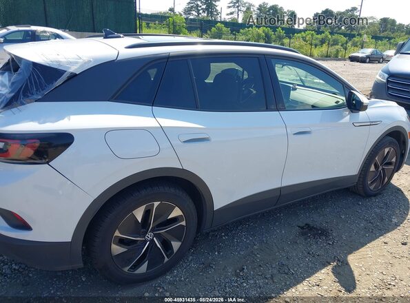 WVGGNPE23NP046824 2022 VOLKSWAGEN ID.4 White Widok naklejki z numerem VIN